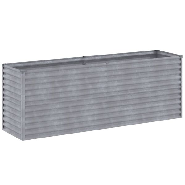 vidaXL Dvignjena vrtna greda 196x50x69 cm kortensko jeklo