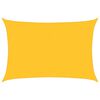 vidaXL Senčno jadro 160 g/m&sup2; pravokotno rumeno 3,5x4,5 m HDPE