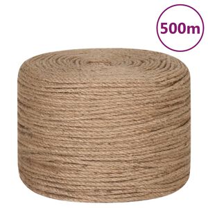 vidaXL Vrv iz 100 % jute 6 mm 500 m