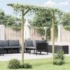 vidaXL Vrtna pergola 205x40x203 cm lesena