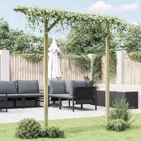 vidaXL Vrtna pergola 205x40x203 cm lesena