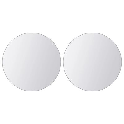 vidaXL 16 kosov zrcalnih ploščic okrogle oblike steklo