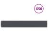 vidaXL Robovi trave 50 kos 15 x 103 cm Mnogi jeklo Antracit