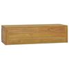 vidaXL Stenska kopalni&scaron;ka omarica 110x45x30 cm trdna tikovina