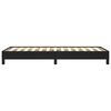 vidaXL Posteljni okvir črn 90x190 cm umetno usnje