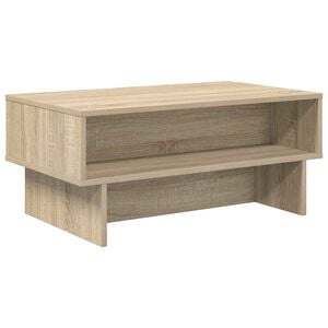vidaXL Klubska miza Sonoma hrast 80 x 46 x 35 cm Inženirski les