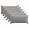 vidaXL Prevleka za blazino 6 pcs HEERLEN Svetlo siva 40 x 70 cm