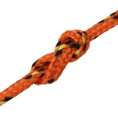 vidaXL Vrv za čoln oranžna 2 mm 25 m polipropilen