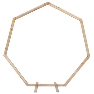 vidaXL Poroka Arch Svetlo rjava 221 x 92 x 216 cm Trdna borovina