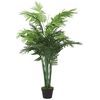 vidaXL Umetna palma 18 listov 80 cm zelena