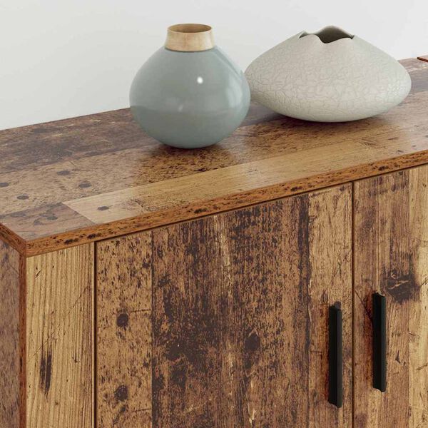 vidaXL Set stenskih televizijskih kabinetov 2 pcs Star les