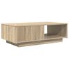 vidaXL Klubska miza Sonoma hrast 95 x 55 x 31 cm Inženirski les