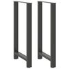 vidaXL Noge za barsko mizo antracitne barve 2 kosa 60 x (110-111) cm jeklo