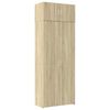 vidaXL Omara za shranjevanje sonoma hrast 80x42,5x225 cm inž. les