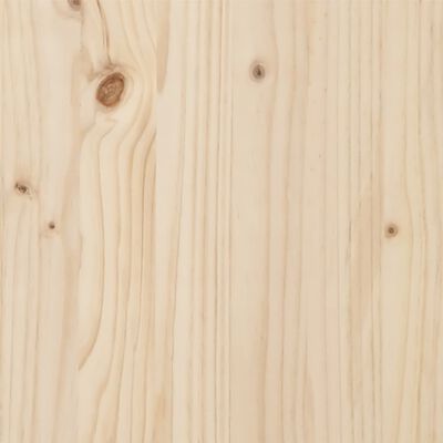 vidaXL Posteljni okvir iz trdnega lesa 90x190 cm 3FT