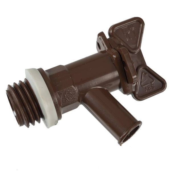 Nature Sod za deževnico videz lesa 120 L 50,5x66 cm rjav