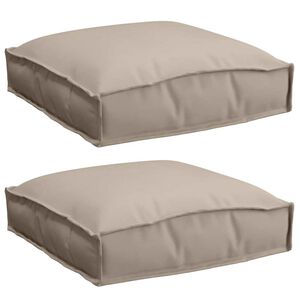 vidaXL Blazina 2 pcs Taupe 40 x 40 x 8 cm Oxford tkanina