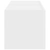vidaXL TV stenska omara 2 pcs Bela 60 x 31 x 29.5 cm Konstruiran les