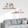 vidaXL Stenska polica 2 pcs Rdeča 115 x 9 x 3 cm Konstruiran les