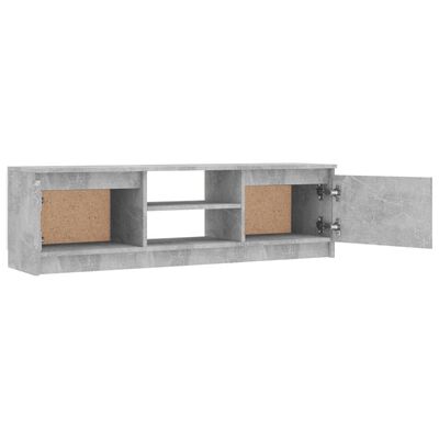 vidaXL TV omarica betonsko siva 120x30x35,5 cm iverna plošča