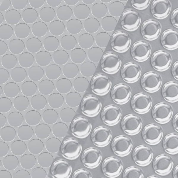 vidaXL Pokrivalo za bazen srebrno 300 cm PE