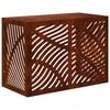 vidaXL Prekrivalo za klimatsko napravo Rjav 100 x 50 x 70 cm