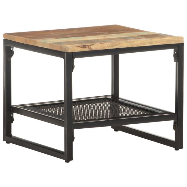 vidaXL Stranska mizica 40x40x35 cm trden predelan les