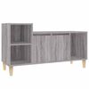 vidaXL TV omarica siva sonoma 100x35x55 cm inženirski les