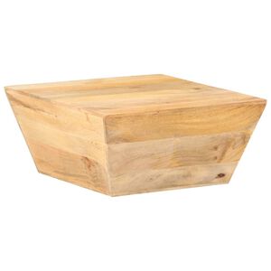 vidaXL Klubska mizica V-oblike 66x66x30 cm trden mangov les