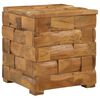 vidaXL Skladi&scaron;čna klop Rjava 40 x 40 x 45 cm Trden tikov les