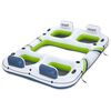 Bestway Hydro-Force plavajoči otok Bela, modra in zelena 302 x 219 cm