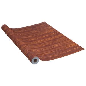 vidaXL Samolepilna folija za pohi&scaron;tvo akacija 500x90 cm PVC