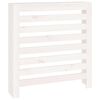 vidaXL Pokrov za radiator bela 79,5x19x84 cm trdna borovina