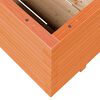 vidaXL Vrtno cvetlično korito vo&scaron;čeno 90x60x49,5 cm trdna borovina