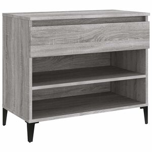vidaXL Omarica za čevlje siva sonoma 70x36x60 cm inženirski les