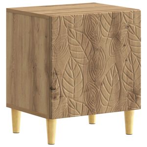 vidaXL Nočna omarica Artisan hrast 43 x 34,5 x 50 cm Inženirski les