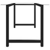 vidaXL Noge za jedilno mizo H okvir 180x80x72 cm
