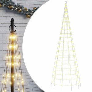 vidaXL LED božično drevo 550 LED 300 cm