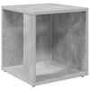 vidaXL Stranska mizica betonsko siva 33x33x34,5 cm iverna plo&scaron;ča