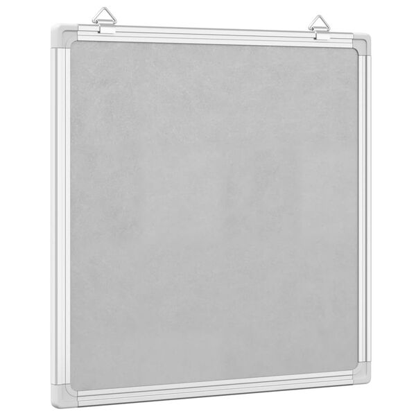 vidaXL Magnetna tabla 60x60x1,7 cm aluminij