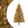 vidaXL Umetna božična jelka z bučko 210 cm 300 LED Toplo bela