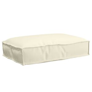 vidaXL Blazina Oxford tkanina Krem 60 x 40 x 8 cm