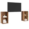vidaXL Komplet TV omaric 2 pcs Star les 72 x 35 x 36,5 cm