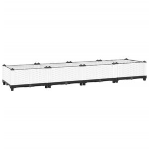 vidaXL Visoka greda 160x40x23 cm polipropilen