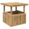 vidaXL Bela 80,5 x 80 x 75/44,5 cm