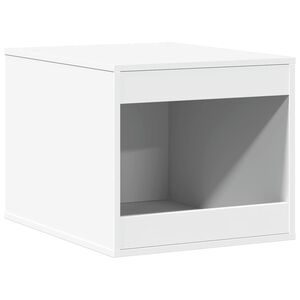 vidaXL Omara za mačje strani&scaron;če bela 47x59x42 cm inženirski les