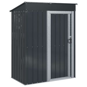 vidaXL Vrtne hi&scaron;ke Antracit 137 x 81 x 180 cm Kovina