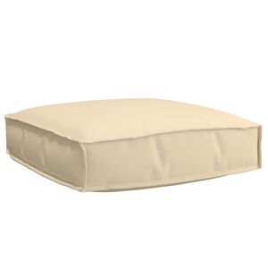 vidaXL Blazina Oxford tkanina Bež 60 x 60 x 12 cm