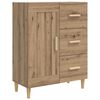 vidaXL Strani &scaron;al Artisan hrast 69,5 x 34 x 90 cm Inženirski les