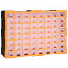 vidaXL Organizator s 64 predali 52x16x37,5 cm